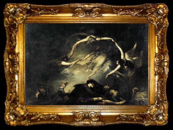 framed  Johann Heinrich Fuseli The Shepherd